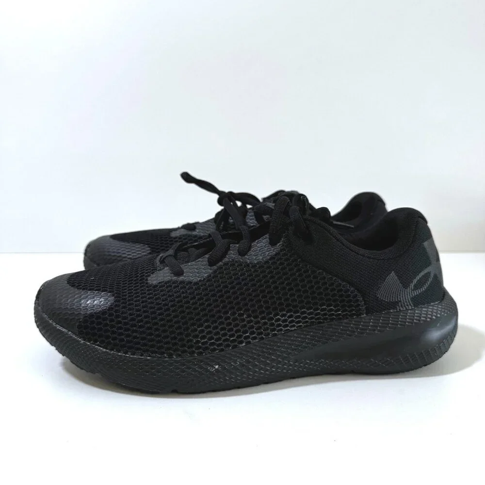 Under Armour Charged Pursuit 2 BL Men's Running Sneaker Black 8.5 4E Athleisure